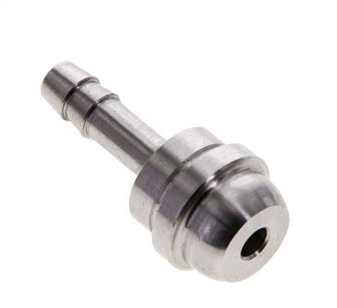 Boquilla de acero inoxidable de 6 mm (1/4'') sin tuerca de unión (G1/2'')