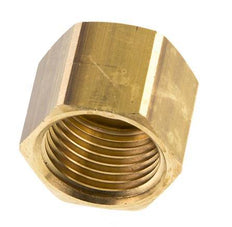 Tuerca de unión de latón de 6/9/13mm (G1/2'') L20.5mm [2 Piezas]