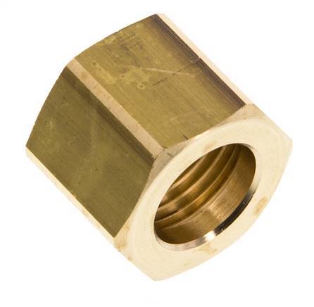 Tuerca de unión de latón de 6/9/13mm (G1/2'') L20.5mm [2 Piezas]