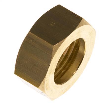 Tuerca de unión de latón de 13mm (G3/4'') L13.5mm [2 Piezas]
