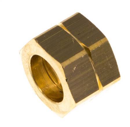 Tuerca de racor de latón 4/6/9mm (G3/8'' LH) L14.5mm [5 Piezas]