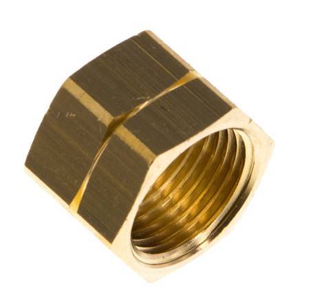 Tuerca de racor de latón 4/6/9mm (G3/8'' LH) L14.5mm [5 Piezas]
