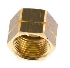 Tuerca de racor de latón 4/6/9mm (G3/8'' LH) L14.5mm [5 Piezas]