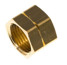 Tuerca de racor de latón 4/6/9mm (G3/8'' LH) L14.5mm [5 Piezas]