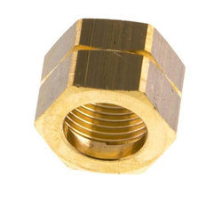 Tuerca de racor de latón 4/6/9mm (G3/8'' LH) L14.5mm [5 Piezas]