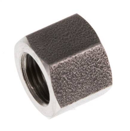Tuerca de unión de acero inoxidable de 4/6mm (G1/8'') L12mm