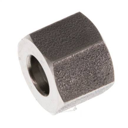 Tuerca de unión de acero inoxidable de 4/6mm (G1/8'') L12mm