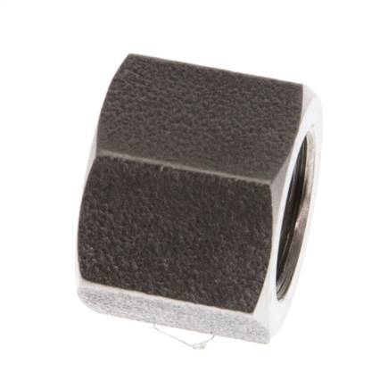 Tuerca de unión de acero inoxidable de 4/6mm (G1/8'') L12mm