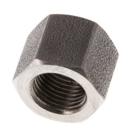 Tuerca de unión de acero inoxidable de 4/6mm (G1/8'') L12mm