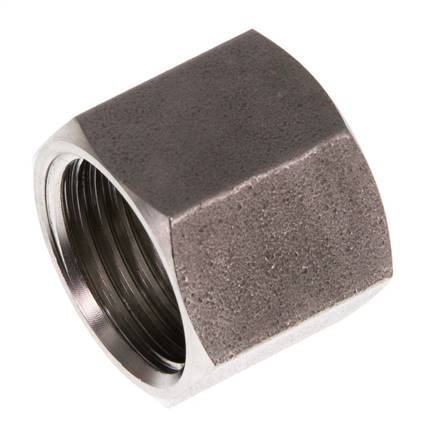 6/9/13mm (G1/2'') Tuerca de unión de acero inoxidable L20mm