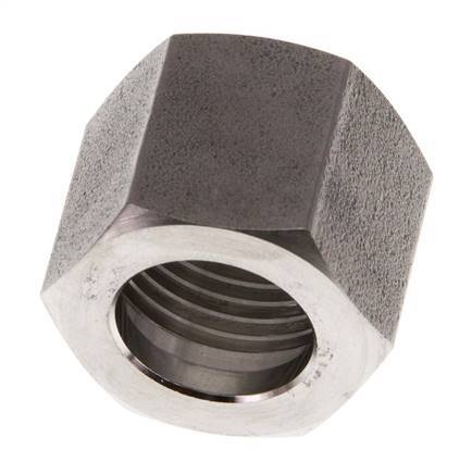 6/9/13mm (G1/2'') Tuerca de unión de acero inoxidable L20mm