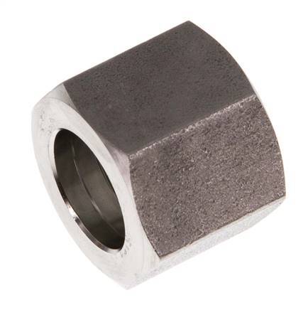 6/9/13mm (G1/2'') Tuerca de unión de acero inoxidable L20mm