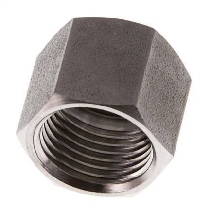 6/9/13mm (G1/2'') Tuerca de unión de acero inoxidable L20mm