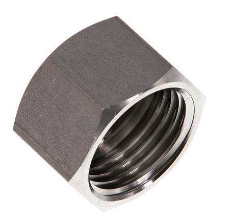 6/9/13mm (G1/2'') Tuerca de unión de acero inoxidable L16mm