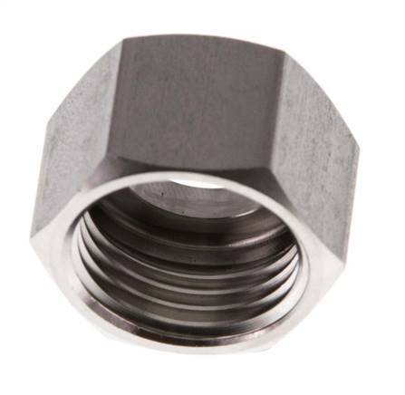 6/9/13mm (G1/2'') Tuerca de unión de acero inoxidable L16mm