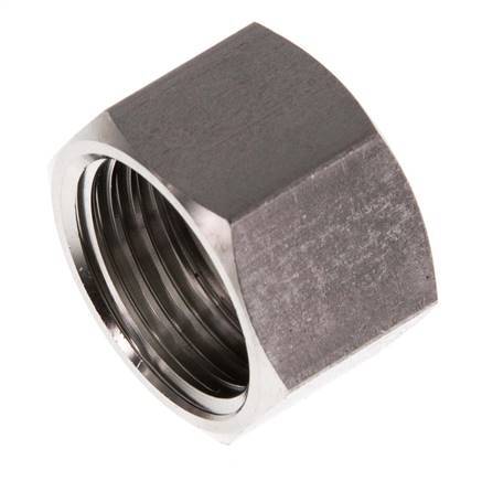6/9/13mm (G1/2'') Tuerca de unión de acero inoxidable L16mm