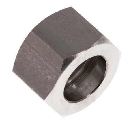 6/9/13mm (G1/2'') Tuerca de unión de acero inoxidable L16mm