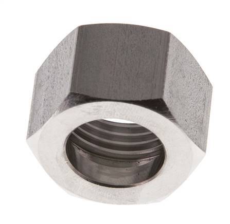 6/9/13mm (G1/2'') Tuerca de unión de acero inoxidable L16mm