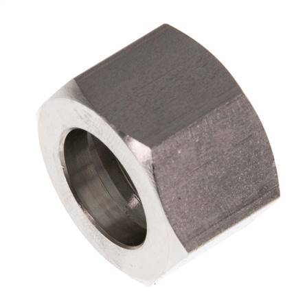 6/9/13mm (G1/2'') Tuerca de unión de acero inoxidable L16mm