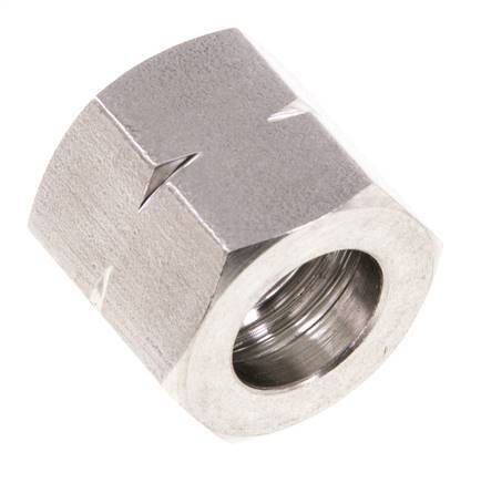 4/6/9mm (G1/4'' LH) Acero Inoxidable Tuerca Unión L15mm