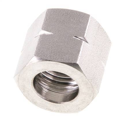 4/6/9mm (G1/4'' LH) Acero Inoxidable Tuerca Unión L15mm
