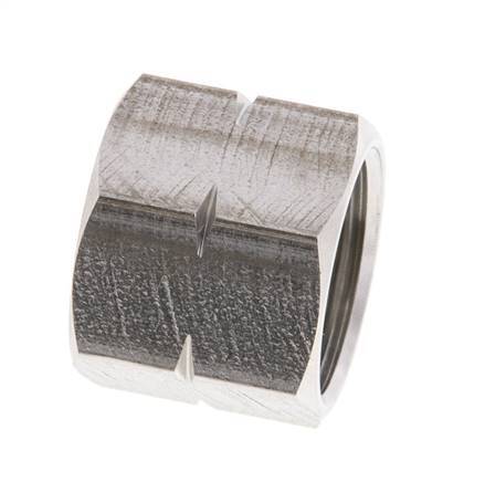 4/6/9mm (G3/8'' LH) Acero Inoxidable Tuerca Unión L16mm