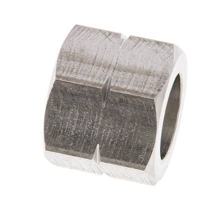 4/6/9mm (G3/8'' LH) Acero Inoxidable Tuerca Unión L16mm