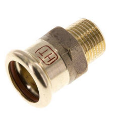 Racor a presión - 22 mm hembra y R 1/2'' macho - Aleación de cobre
