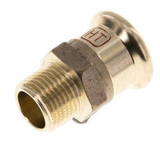 Racor a presión - 22 mm hembra y R 1/2'' macho - Aleación de cobre