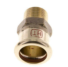 Racor a presión - 22 mm hembra y R 1/2'' macho - Aleación de cobre