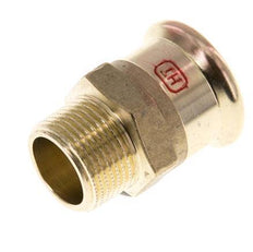 Racor a presión - 28 mm hembra y R 3/4'' macho - Aleación de cobre