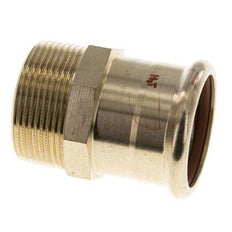 Racor a presión - 42 mm hembra y R 1-1/2'' macho - Aleación de cobre