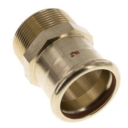Racor a presión - 42 mm hembra y R 1-1/2'' macho - Aleación de cobre