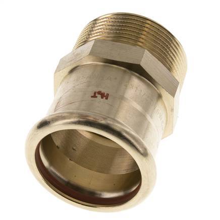 Racor a presión - 42 mm hembra y R 1-1/2'' macho - Aleación de cobre