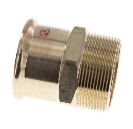 Racor a presión - 54 mm hembra y R 2'' macho - Aleación de cobre