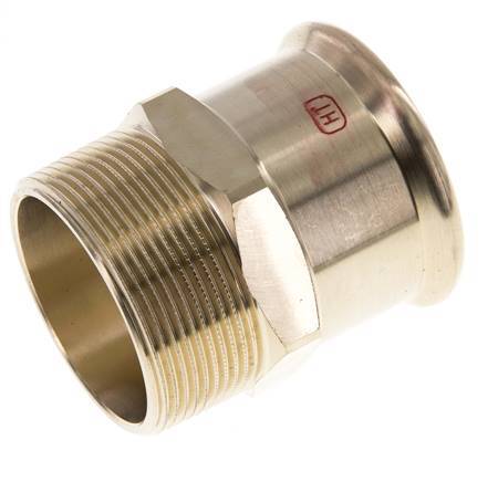 Racor a presión - 54 mm hembra y R 2'' macho - Aleación de cobre