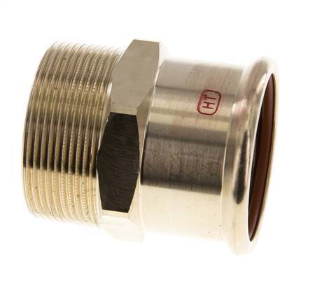 Racor a presión - 54 mm hembra y R 2'' macho - Aleación de cobre