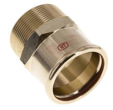Racor a presión - 54 mm hembra y R 2'' macho - Aleación de cobre