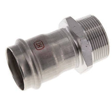 Racor a presión - 42 mm hembra y R 1-1/2'' macho - Acero inoxidable