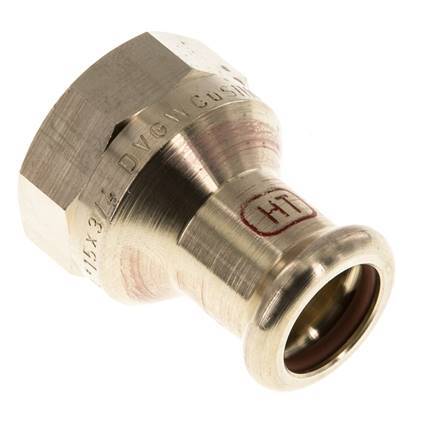Press Fitting - 15mm Hembra & Rp 3/4'' Hembra - Aleación de cobre