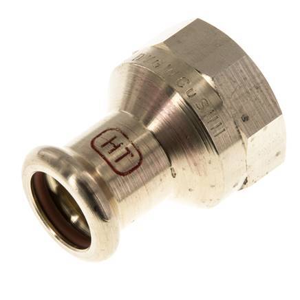 Press Fitting - 15mm Hembra & Rp 3/4'' Hembra - Aleación de cobre
