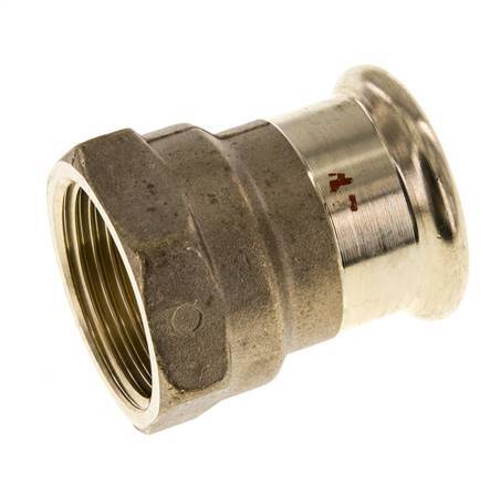 Press Fitting - 22mm Hembra & Rp 1'' Hembra - Aleación de cobre