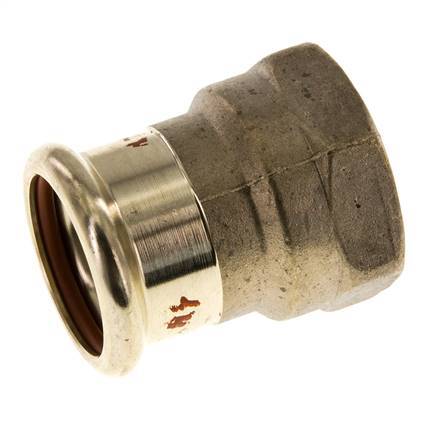 Press Fitting - 22mm Hembra & Rp 1'' Hembra - Aleación de cobre