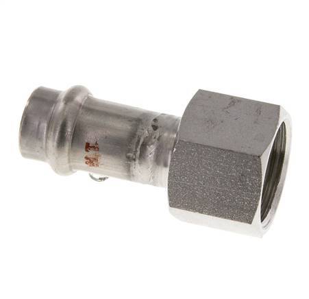 Press Fitting - 15mm Hembra & Rp 3/4'' Hembra - Acero Inoxidable