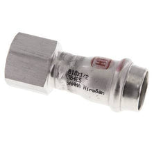 Press Fitting - 18mm Hembra & Rp 1/2'' Hembra - Acero Inoxidable
