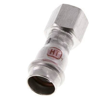Press Fitting - 18mm Hembra & Rp 1/2'' Hembra - Acero Inoxidable