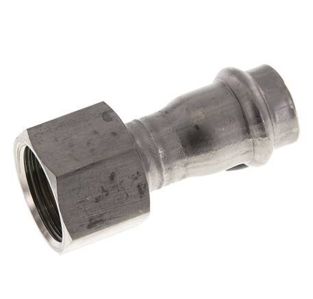Press Fitting - 18mm Hembra & Rp 3/4'' Hembra - Acero Inoxidable