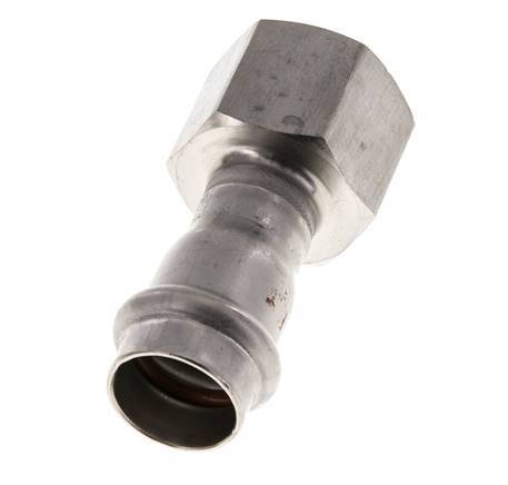 Press Fitting - 18mm Hembra & Rp 3/4'' Hembra - Acero Inoxidable