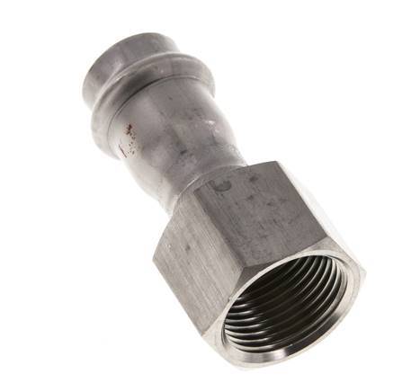 Press Fitting - 18mm Hembra & Rp 3/4'' Hembra - Acero Inoxidable