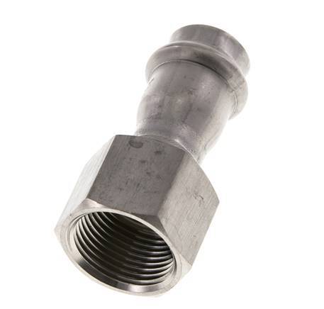 Press Fitting - 18mm Hembra & Rp 3/4'' Hembra - Acero Inoxidable